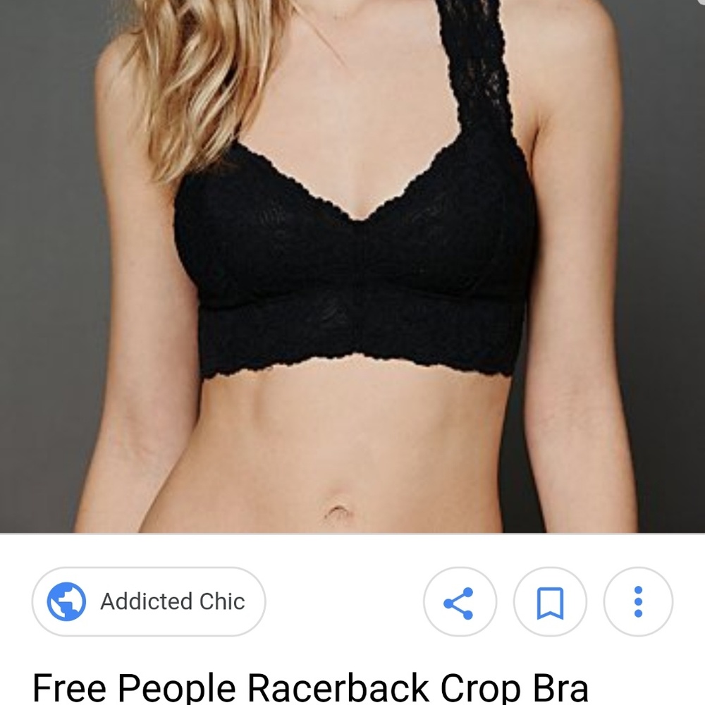 Free People Racerback Crop Bra